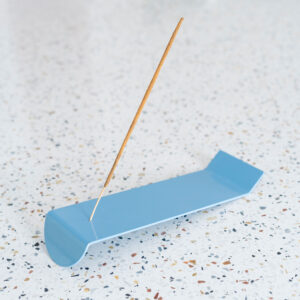 Incensário minimalista azul